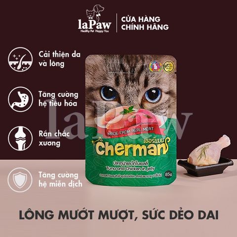  Pate Cherman Cho Mèo Trưởng Thành 85gr (Thái Lan) 
