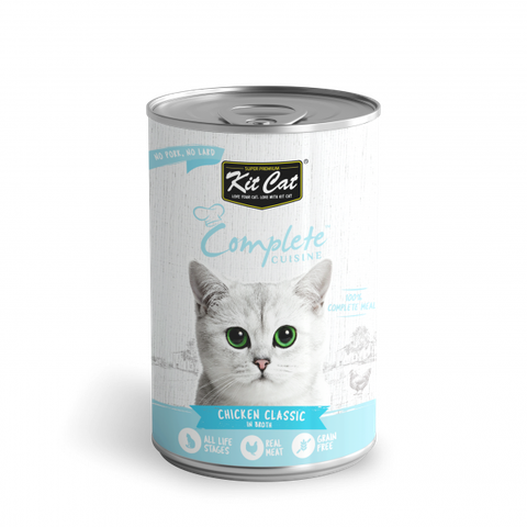  Pate Cho Mèo Kitcat - Kit Cat Complete Cuisine Lon 150gr - Nhiều Vị 