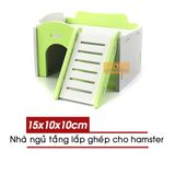 Nhà Ngủ Tầng Lửng Cho Hamster (Gỗ - Tự Lắp Ráp) 