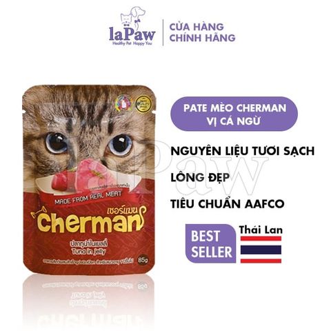  Pate Cherman Cho Mèo Trưởng Thành 85gr (Thái Lan) 