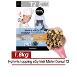  Hạt Cho Mèo Mix Thịt Sấy Mister Donut T2 1.8KG - Cho Mèo Lớn 