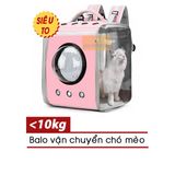  Balo Vuông Vận Chuyển Chó Mèo Siêu Lớn Trong Suốt (Dưới 10kg) 