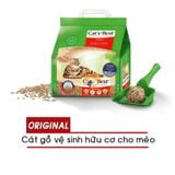  Cát Gỗ CAT’S BEST ORIGINAL - Cát Vệ Sinh Hữu Cơ Siêu Vón, Khử Mùi Và Vi Trùng 5L/10L/30L 