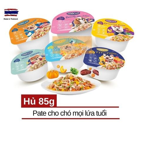  Pate Chó Mọi Lứa Tuổi MooChie Thịt Xào HỦ 85G 