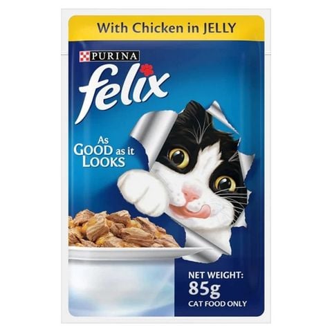  Pate Cho Mèo Cao Cấp Felix Purina (Thái Lan) 70g - Nhiều Vị 