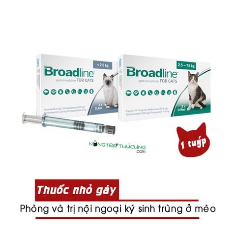  Nhỏ gáy Broadline cho mèo - 1 tuýp 