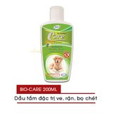  Sữa tắm diệt ve rận, bọ chét Bio Care Chó Mèo - 150/200/450/500ml 