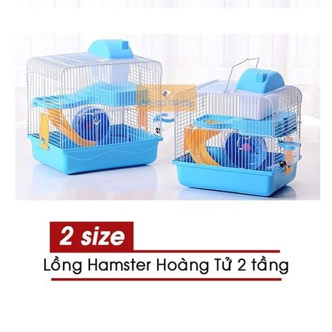  Lồng Hamster Hoàng Tử 2 Tầng - 2 Size 