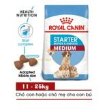  Hạt Chó mang thai&Chó con ROYAL CANIN MEDIUM STARTER MOTHER & BABYDOG - 1/4/12kg 