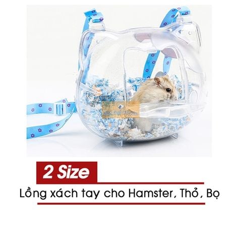  Lồng Vận Chuyển Hamster - Lồng Xách Tay Kitty Cho Hamster 