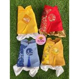  Đồ Tết - Áo Dài Tết Cho Chó Mèo (Vải Cao Cấp) Không Kèm Quần 