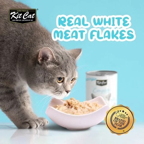  Pate Cho Mèo Kitcat - Kit Cat Complete Cuisine Lon 150gr - Nhiều Vị 