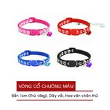  Vòng Cổ Dây Vải - Chuông Màu Cho Chó Mèo ( 5kg) 