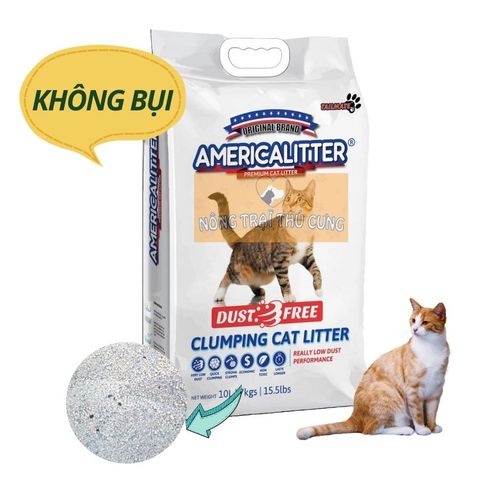  Cát Vệ Sinh Cho Mèo America Litter 10L 