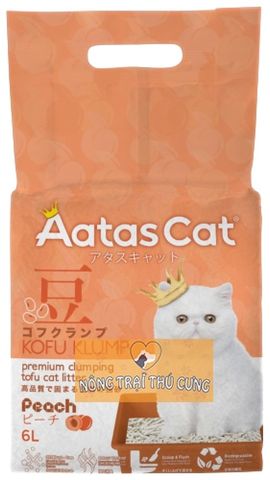  Cát Đậu Phụ Vệ sinh Cho Mèo AATAS 6L- 2.5kg - Nhiều mùi 