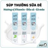  Súp Thưởng PetQ Sữa Dê, Vitamin, Dầu cá, Cỏ Mèo 15g 
