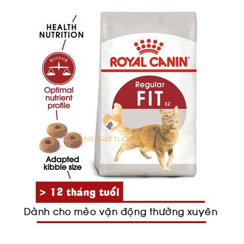  Hạt Mèo ROYAL CANIN FIT32 dành Mèo lớn - thích vận động - 400g/2kg/10KG 