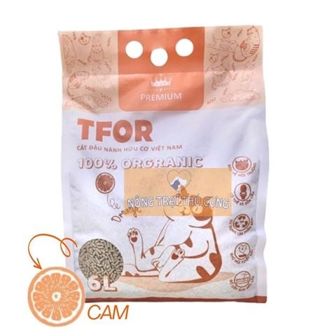  Cát Đậu Nành TFOR PREMIUM Cho Mèo 6L - Nhiều mùi 