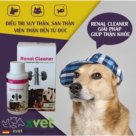  Siro Bổ Thận Kidney Cleaner 50ml - Hỗ Trợ Điều Trị Suy Thận, Sỏi Thận, Phục Hồi Chức Năng Thận Chó Mèo - Xuất Xứ Đức 