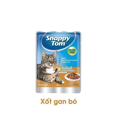  Pate Mèo SNAPPY TOM - 85gr nhiều vị 