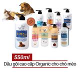  Sữa Tắm Forcans Premium Thơm Lâu Cho Chó Mèo 550ml 