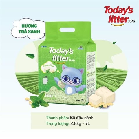  Cát Đậu Nành Cho Mèo Today's Litter 7L - Nhiều Mùi 