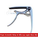  [HCM]Capo chuyên đàn Acoustic cao cấp - Màu Bạc/ Đen - HappyLive Shop 