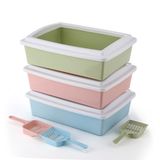  Khay Vệ Sinh Vuông Cho Mèo 38x29x12cm - Nhiều Màu 
