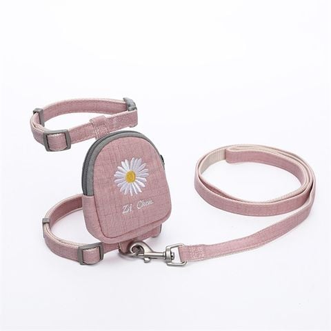  Dây Dắt Yếm Kèm Túi/Balo Cho Thú Cưng - Nhiều Size 