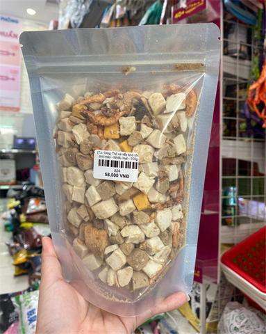  [Túi 100g] Thịt cá sấy khô cho chó mèo - Nhiều loại 