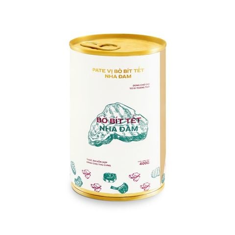  Pate Alpha Pet Cho Chó Mèo - Lon 400g 