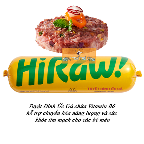  Thịt Tươi Hi RAW (Raw Cat Food) Cho Mèo (Không Chế Biến Lại) 