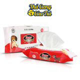  Khăn Giấy Ướt Cho Thú Cưng Chó Mèo DONO Kháng Khuẩn Không Gây Kích Ứng Da 