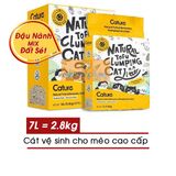  Cát Đậu Nành Mix Đất Sét CATURE Tofu & Bentonite 7L = 2.8kg - Hương Sữa 