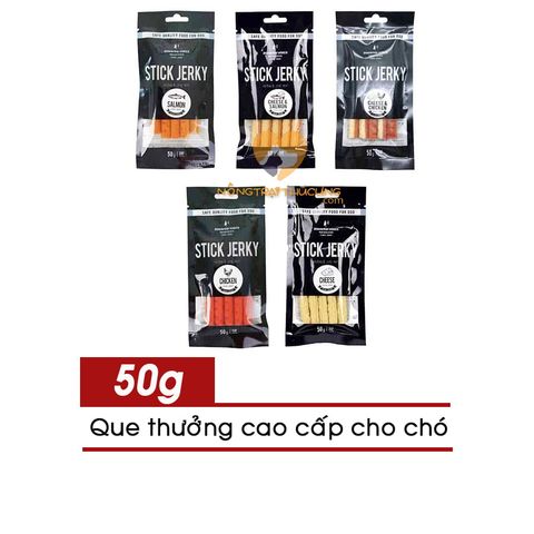  Que Thưởng Chó Stick Jerky Bowwow Hàn Quốc 50g nhiều vị 