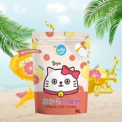  Cát Đậu Nành Jolly Cat Cho Mèo 6L (Singapore) 