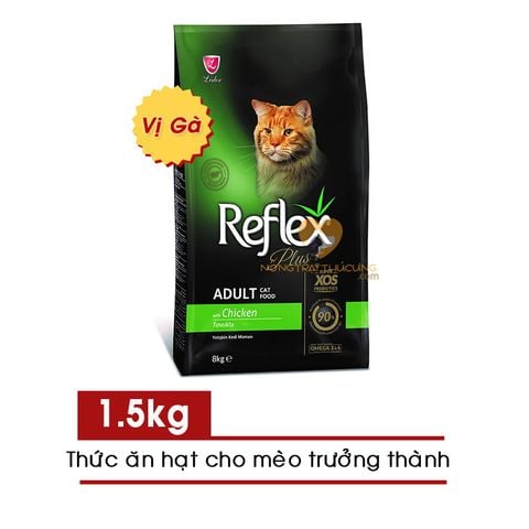  Hạt Cho Mèo Triệt Sản Reflex Sterilised Plus Gói 1.5KG 