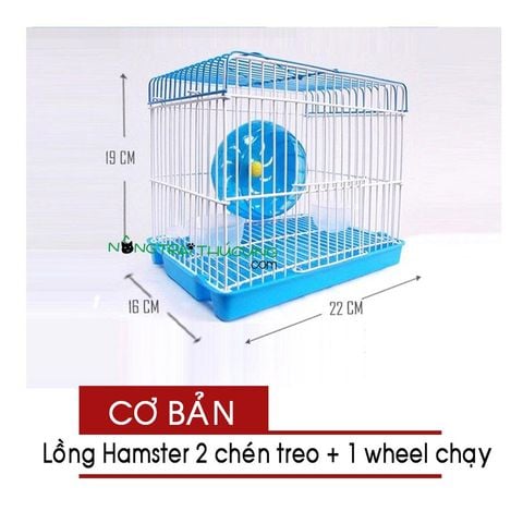  Lồng Hamster Cơ Bản 22x19x16 (cm) - Đủ phụ kiện 