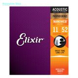  [HCM][CHÍNH HÃNG USA] Elixir 16002 / 16027 Size 10-11 Dây Đàn Guitar Acoustic- HappyLive Shop 