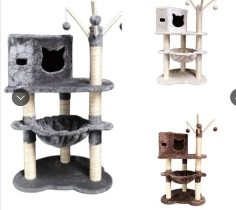  Cat Tree – Nhà Cây Cho Mèo Kèm Trụ Cào Móng - Mã Mã CT00061 