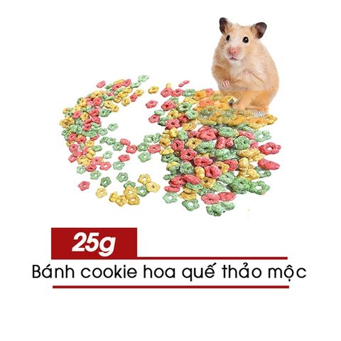  Bánh Cookie Hoa Quế Thảo Mộc Cho Hamster 25g 