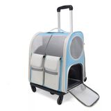  Vali Kéo Vận Chuyển Chó Mèo Vải Lưới Thoáng Khí 42x38x26 (cm) - Đeo Vai Được 