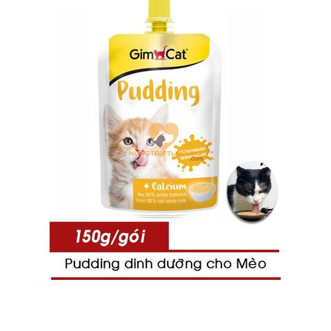  Gimcat Pudding Cho Mèo Hỗ Trợ Dinh Dưỡng Gói 150G 