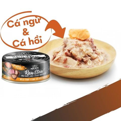  Pate Absolute Holistic Raw Stew 80g (Mix Thịt Tươi) Cho Chó Mèo 