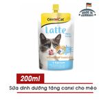  GIMCAT LATTE SỮA CHO MÈO - Tăng Canxi - 200ML 