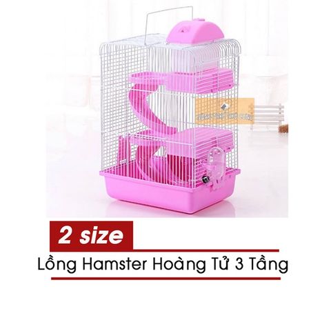  Lồng Hamster Hoàng Tử 3 Tầng - 2 Size 