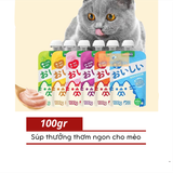  Súp Thưởng Nắp Vặn Neeka Nội Địa Trung Cho Mèo - 100g 