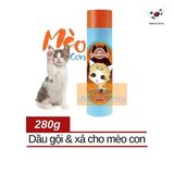  Sữa Tắm & Xả Cho Mèo Con Lee&Webster Hàn Quốc 280g 