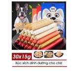  Xúc Xích Cho Chó Mèo TaoTaoPet - 30x15g - Nhiều Vị 