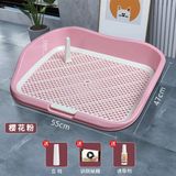  Khay Vệ Sinh Chó (Chữ Nhật) Hàng Rào Thành Cao Lượn Sóng - 55x45x11cm 
